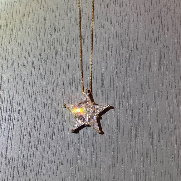 CZ star pendant - Picture 1 of 7